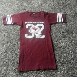 Vintage St Louis Cardinals Shirt Youth Small Maroon NFL Football Champion‎ 80s